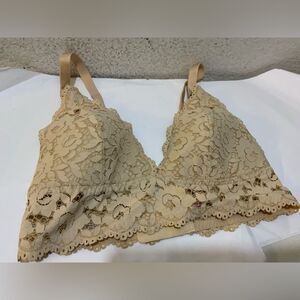 Momanda Women's Nursing Bras Non Wired Lace Bralette Padded Breastfeeding 36C